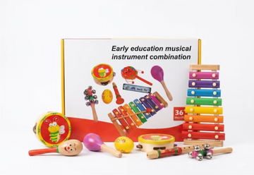 Kids Musical Instrument Set – Xylophone, Tambourine, Maracas & Bells
