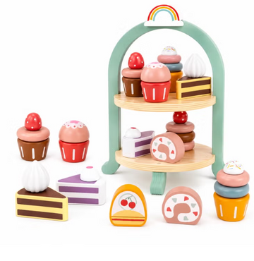 Cake Pop Shop Wooden Pretend Play Set for Kids