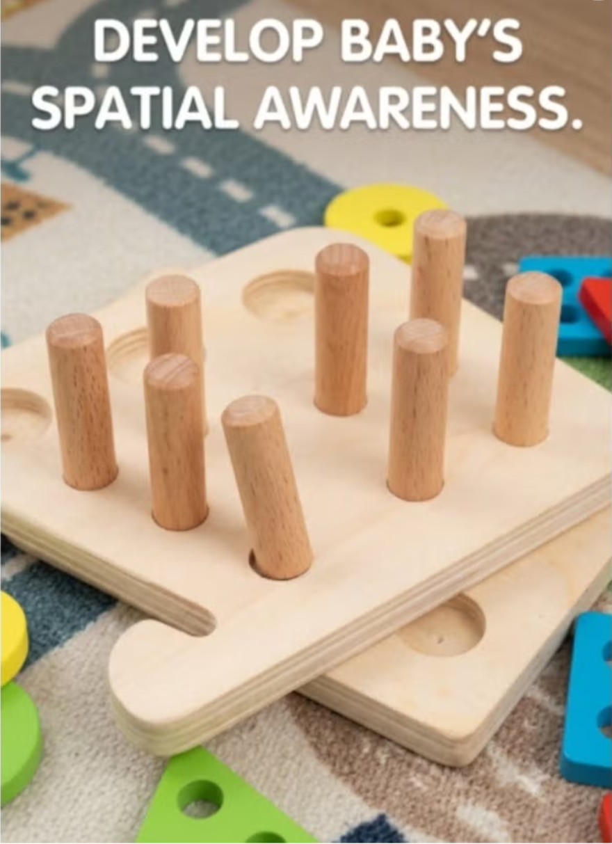 Fishing Tower Stacking Game – Educational Color & Shape Matching Toy